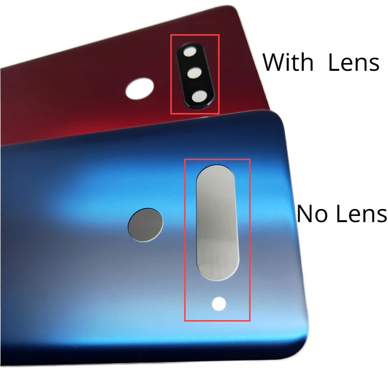 Новая стеклянная крышка батарейного отсека для LG V40 ThinQ V405QA7 V405UA V405 задняя с