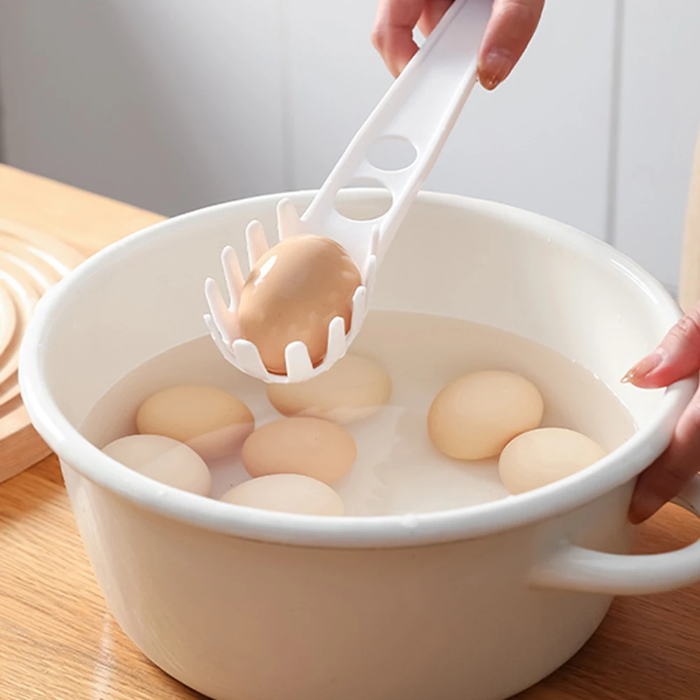 

Egg Yolk Separator Divider Draining Noodle Spoon Colander Plastic Household Egg Tool Cooking Baking Tool Bakeware Kitchen Gadget