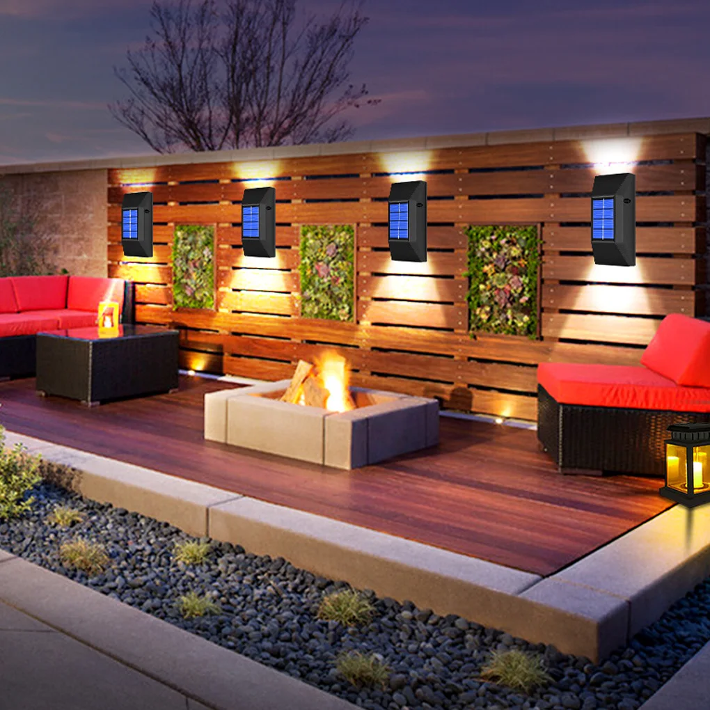 

2 шт./комплект, настенные фонари на солнечной батарее