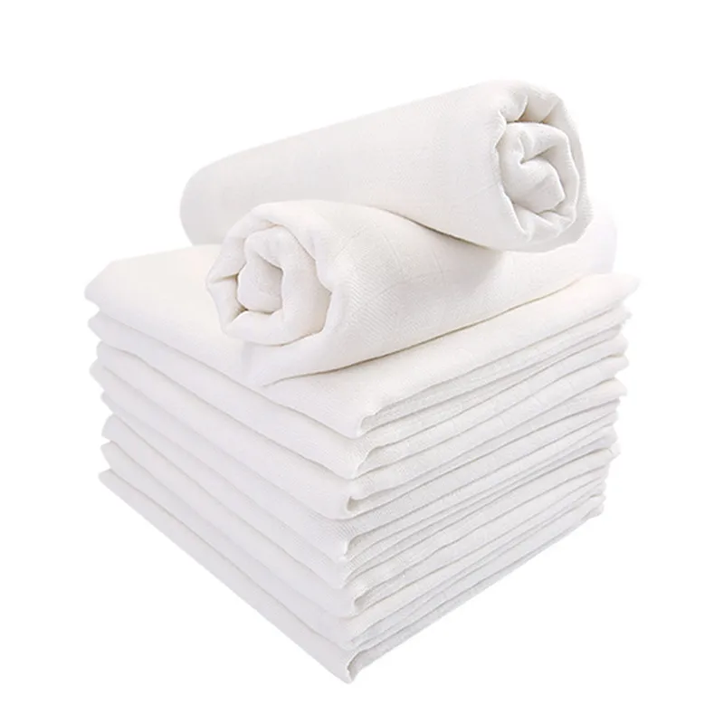 

Baby Diaper Inserts Reusable Nappy Liners 10-Layers Soft Thick Muslin Cloth Diaper Prefold Washable 15*35CM