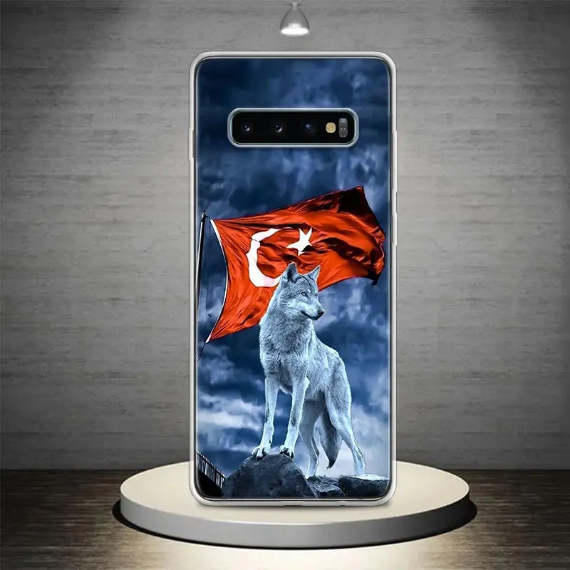 Турецкий флаг чехол для телефона Samsung Galaxy S24 S23 S22 Ultra S21 Plus S20 FE S10 S10E S9 S8