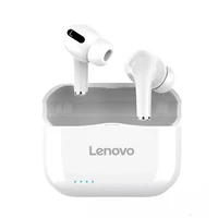 new lenovo lp1s tws bluetooth earphones sports wireless headphones in ear waterproof music headset touch noise reduction earbuds