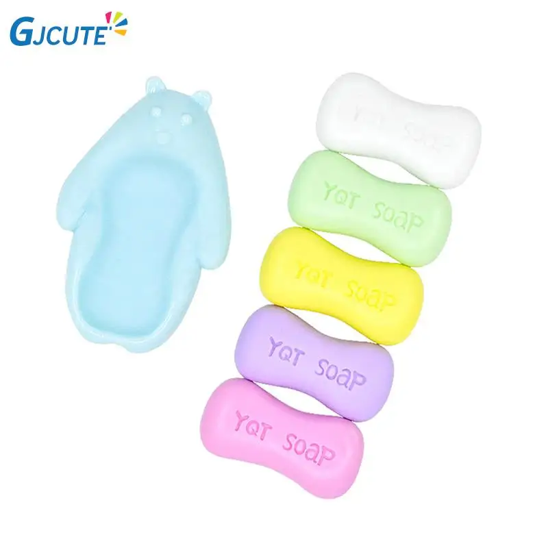 

10pcs Dollhouse Miniature 1/12 Scale Mini Soap Pretend Play Doll House Furniture Decoration Accessories Toys