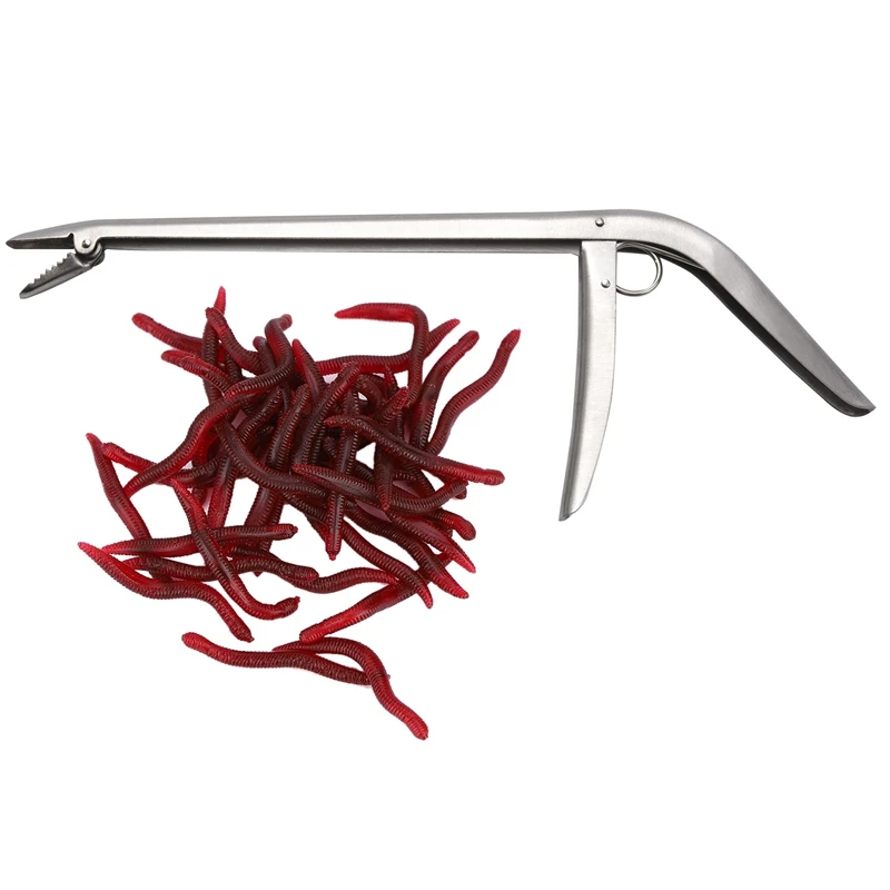 

1 шт., рыболовный зажим из нержавеющей стали, 100 шт.