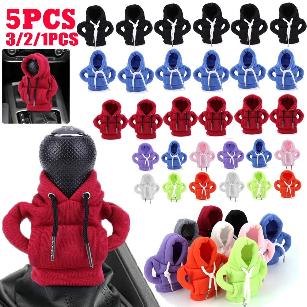 

Hoodie Car Gear Shift Cover Fashion Gearshift Hoodie Car Gear Shift Knob Cover Manual Handle Gear Sweatshirt Change Lever Cover