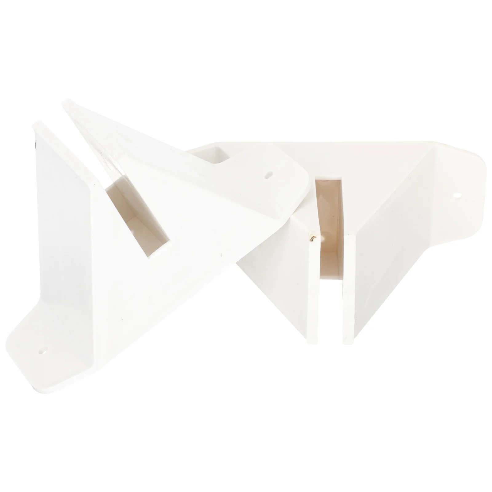 

2 Pcs Screen Base Plastic Stand Divider Room Privacy Clips Partition Support Bases Cut Useful Holders Clamps Supply Home Office