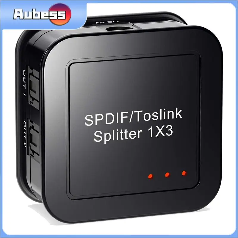 Оптический цифровой аудио сплиттер 1x3 SPDIF Toslink