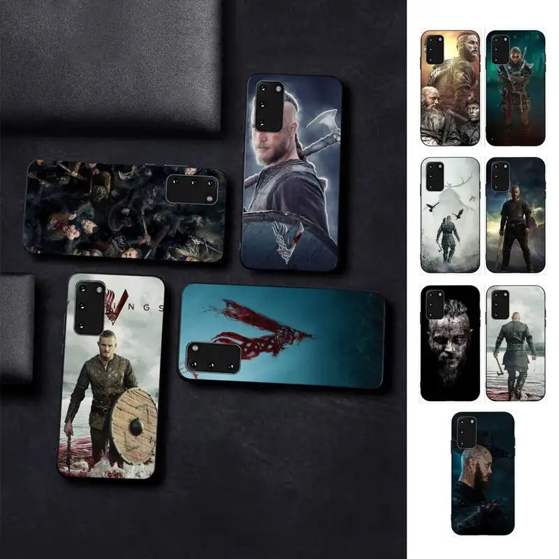 

Vikings Ragnar Lothbrok Phone Case for Samsung S10 21 20 9 8 plus lite S20 UlTRA 7edge