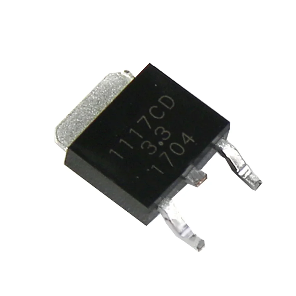

5Pcs/lot AMS1117CD-3.3 3.3V Power Buck Chip Regulated LDO Chip Patch TO-252