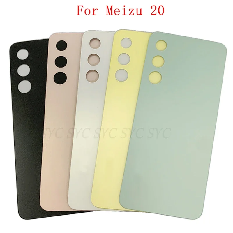 Задняя крышка Корпус задней двери для Meizu 20 батарейного отсека с логотипом