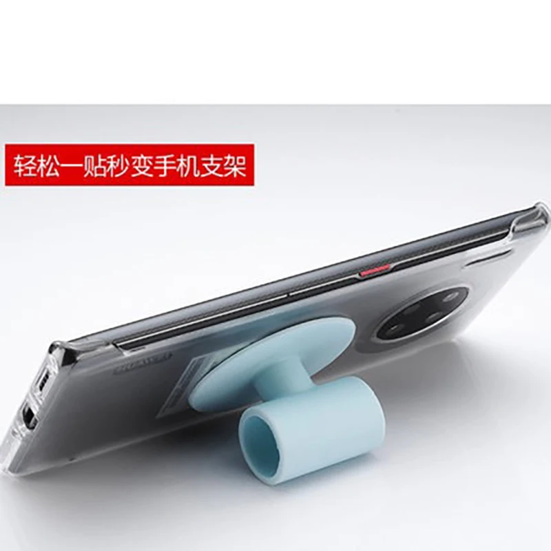 

5 PCS Suction mute type thickened door handle Suction cup type small silicone door window handle anti-collision protective cover
