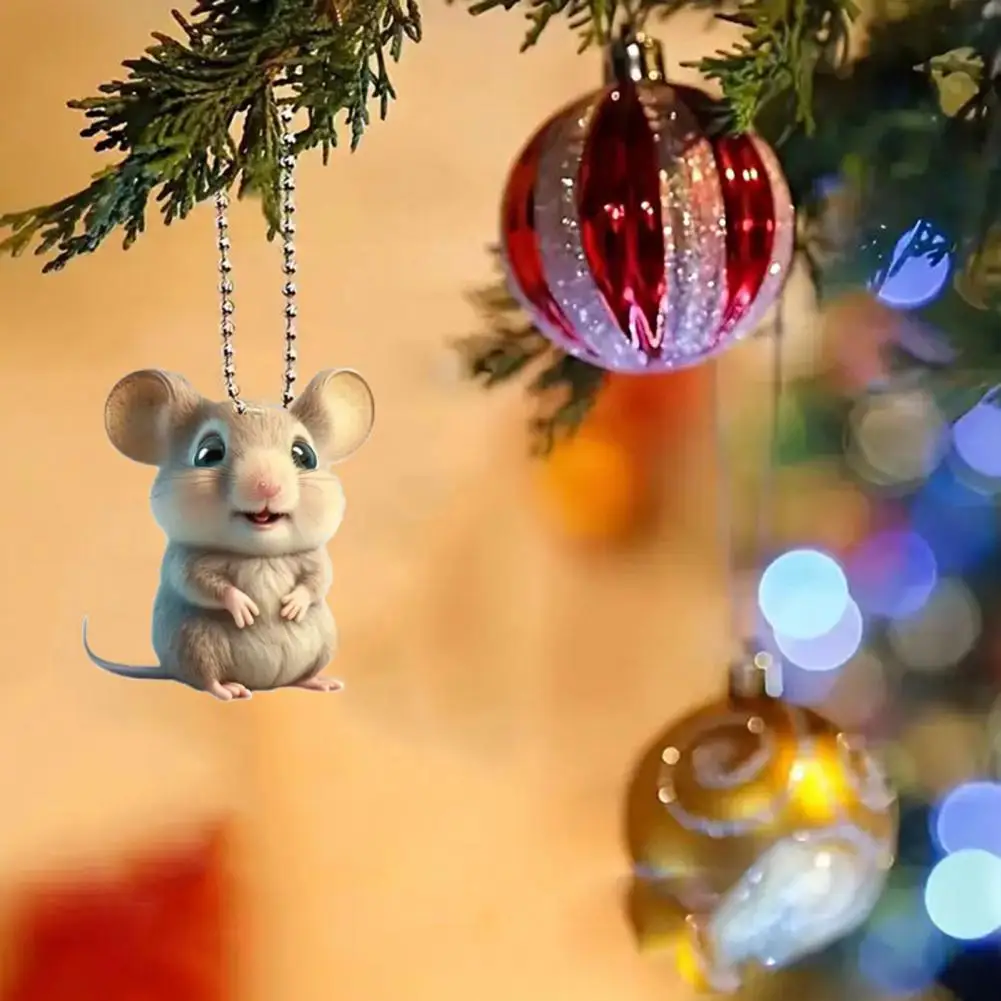 Настенная подвеска очаровательный автомобильный кулон в форме мыши для зеркала