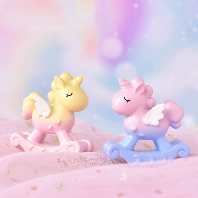 

Модная и милая 5,7 см полимерная игрушка единорог трояновая лошадь Сделай Сам кавайная девушка изысканный Единорог