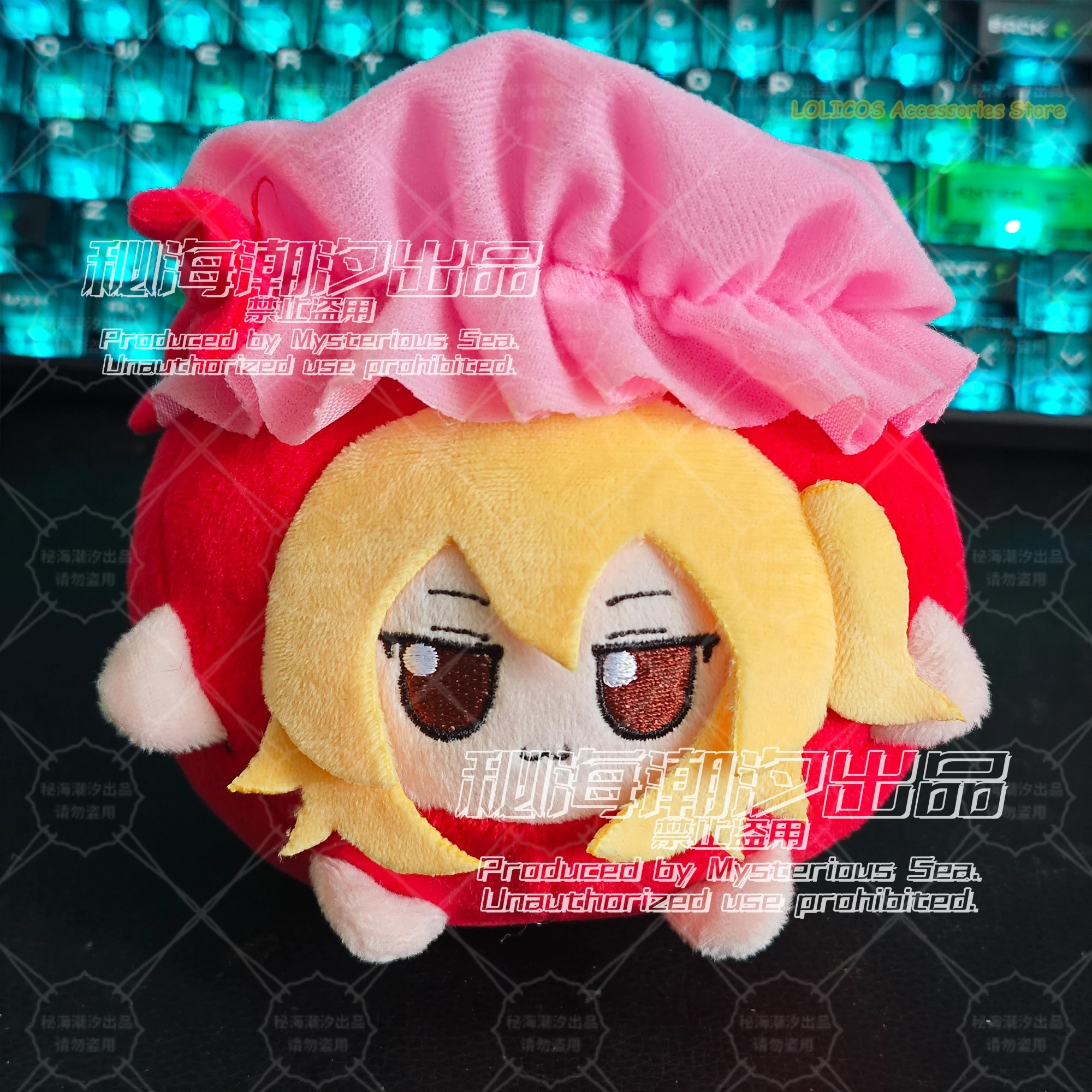 Фото Аниме Touhou Project Ремилия Скарлет Хакурей Рейму Цирно Милый Фумо 12 см Яблочный Дангё Кулон Брелок Украшение Подарок на Хэллоуин №2