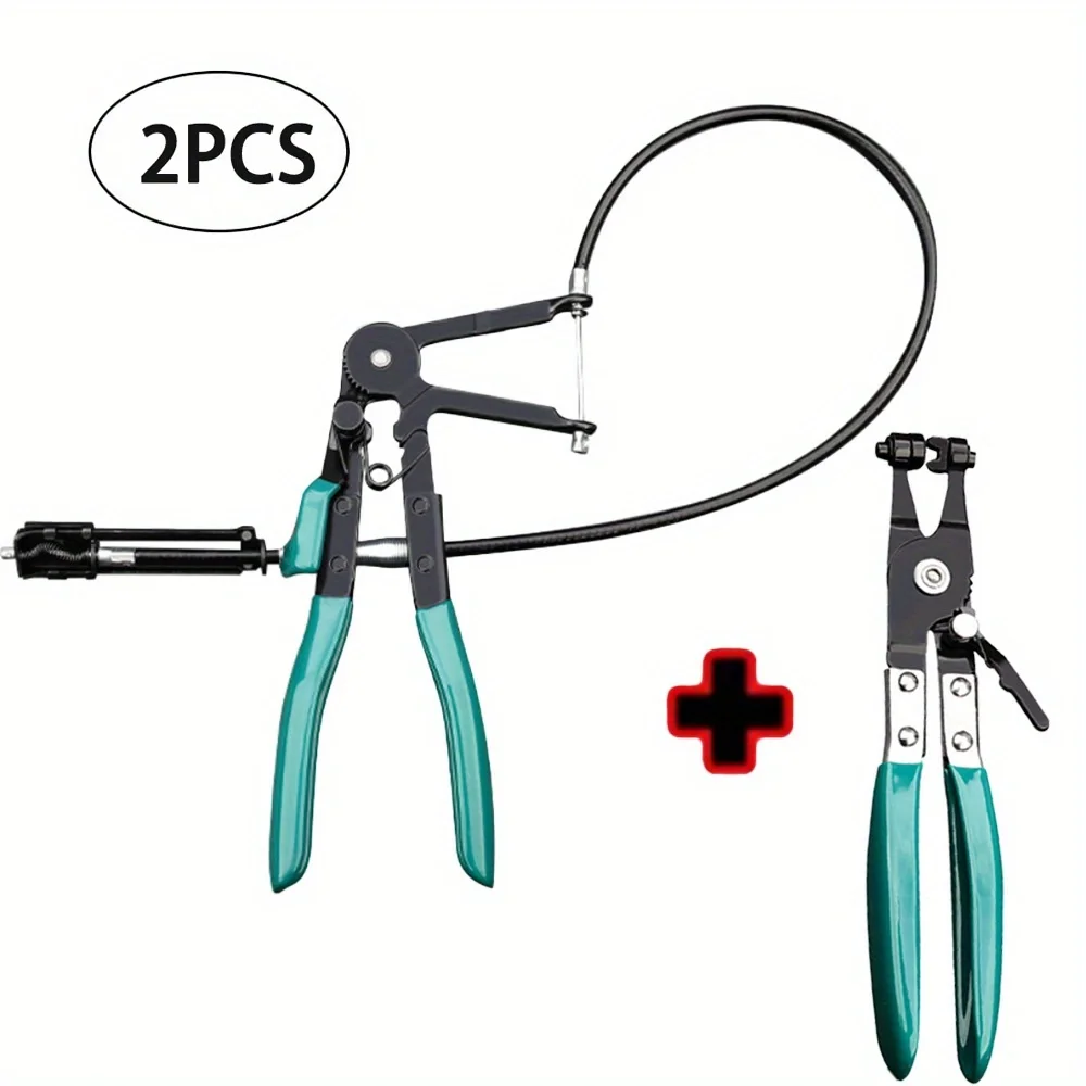 

Набор плоскогубцев для хомутов, автомобильный инструмент для зажима шланга для мазута и воды, съемник пружины с длинным вылетом, рукоятка для автомобиля, грузовика, мотоцикла