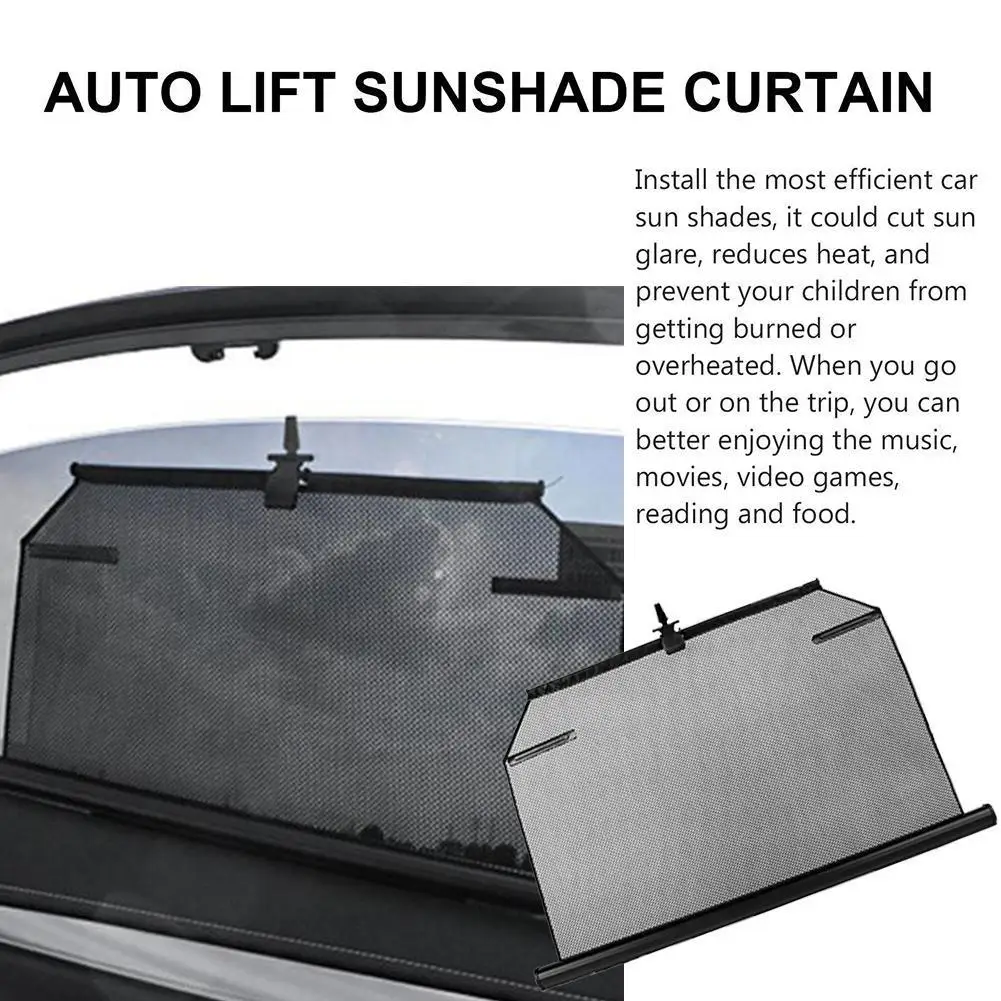 

Car Auto Retractable Side Window Sunshades Car Lift Sun Shade Visor Roller Blind Protection Window Film Rear Sunshade Curtain