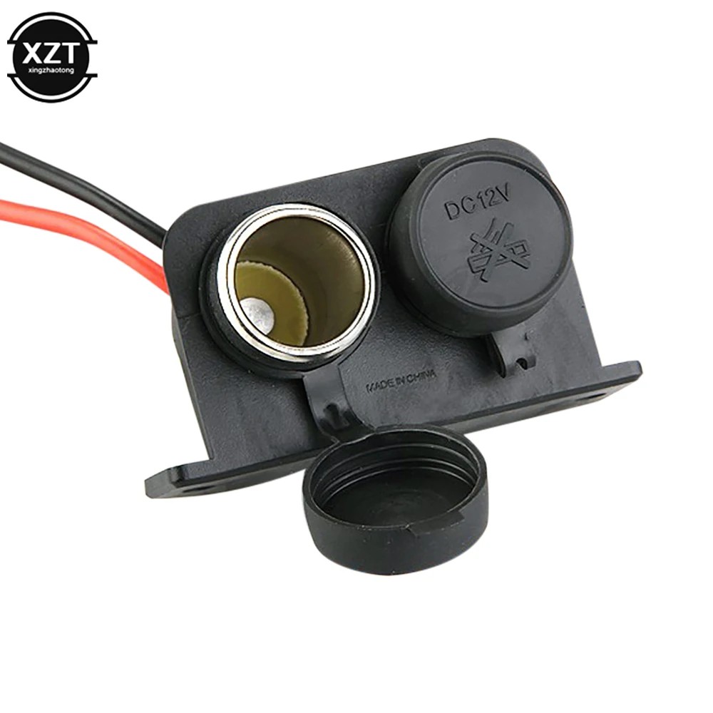 Автомобильный гнездо с двойным отверстием для сигарет 12 В зарядное устройство