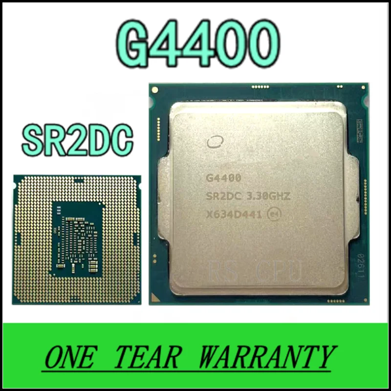 

G4400 SR2DC 3,3 ГГц двухъядерный двухпотоковый 54 Вт ЦПУ процессор LGA 1151