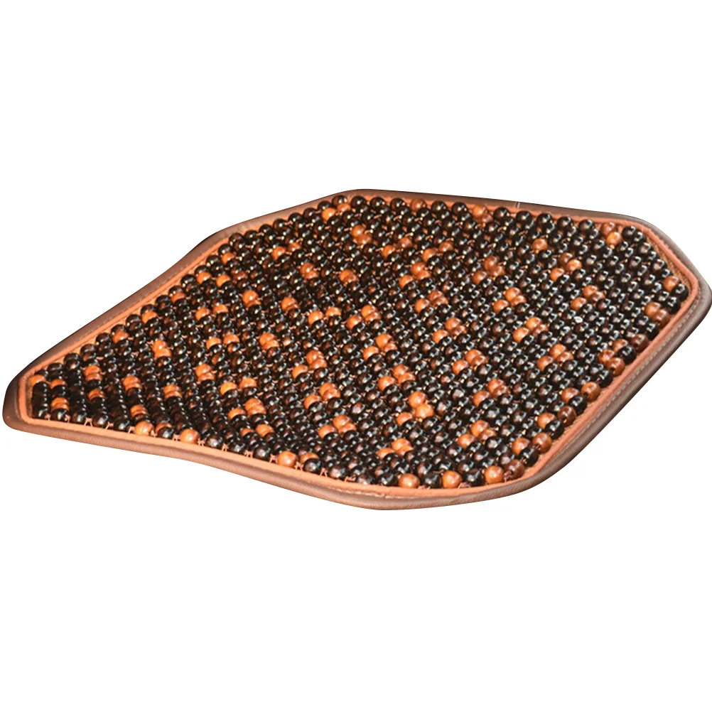 

Automotive Seat Covers Cooling Cushion Car Beaded Cushions Wood Driver Vehicle Office Chair Front