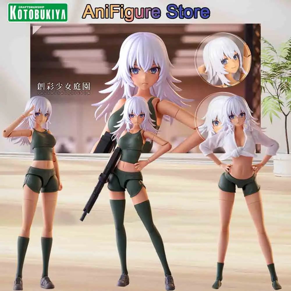 Фото Оригинальная коллекционная фигурка Kotobukiya Sousai Shojo Teien Wolf Training Outfit, аниме-модель, сборная игрушка, в наличии №1