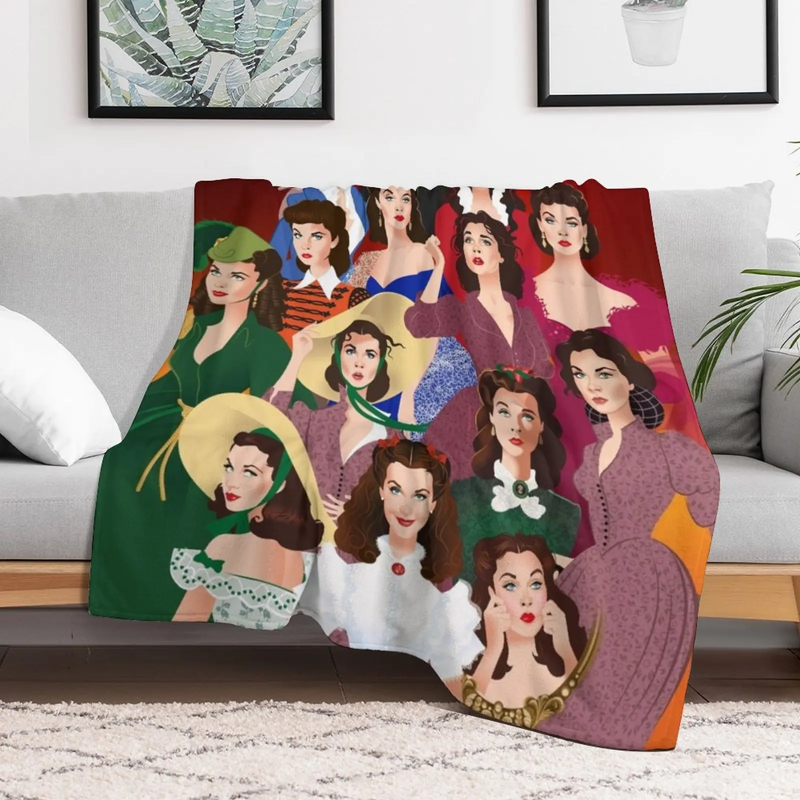 Одеяло Scarlett O'Hara тяжелое одеяло для сна косплей аниме одеяла детей