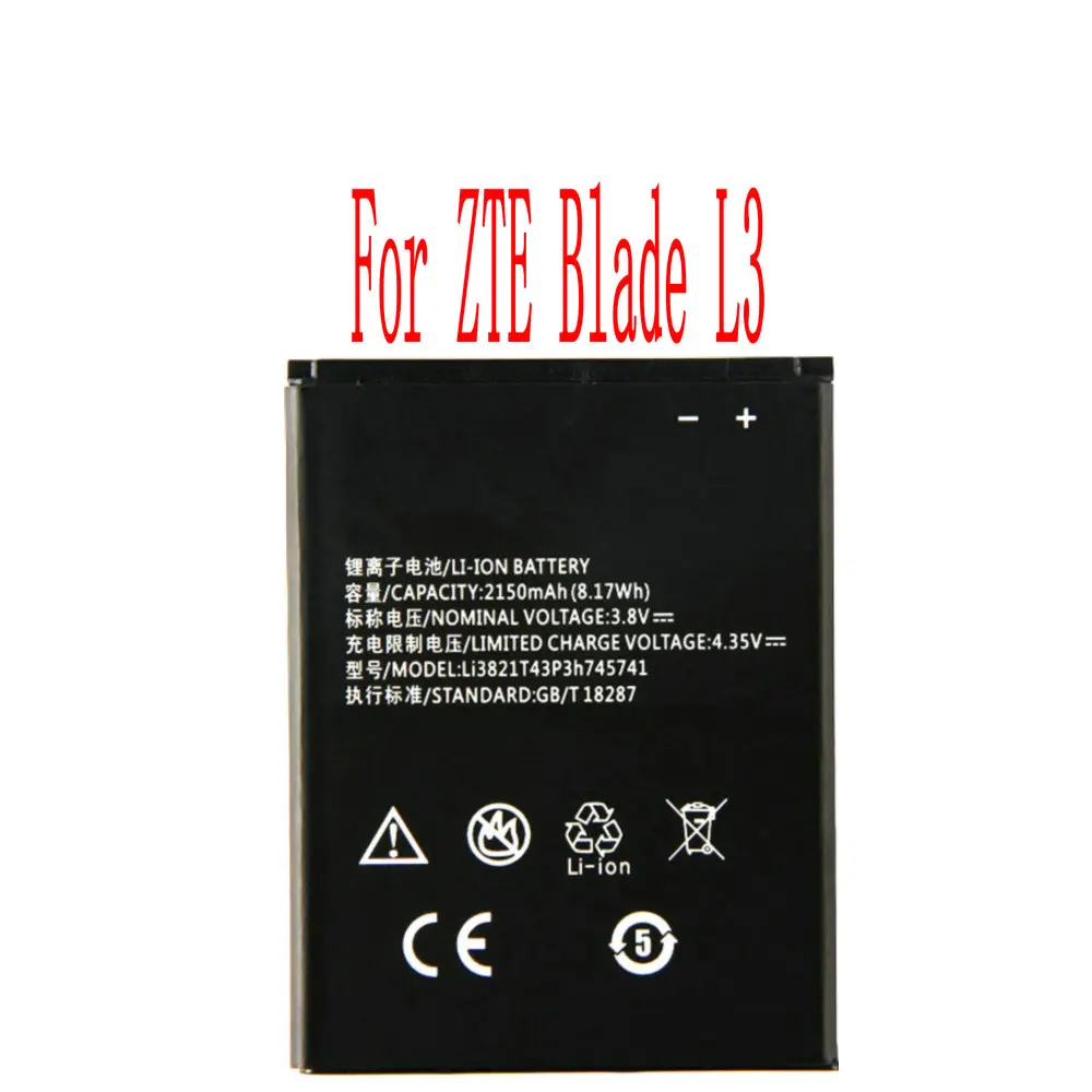 

High Quality 2000mAh Li3820T43P3h785439 Battery For ZTE Blade L3 Cell Phone
