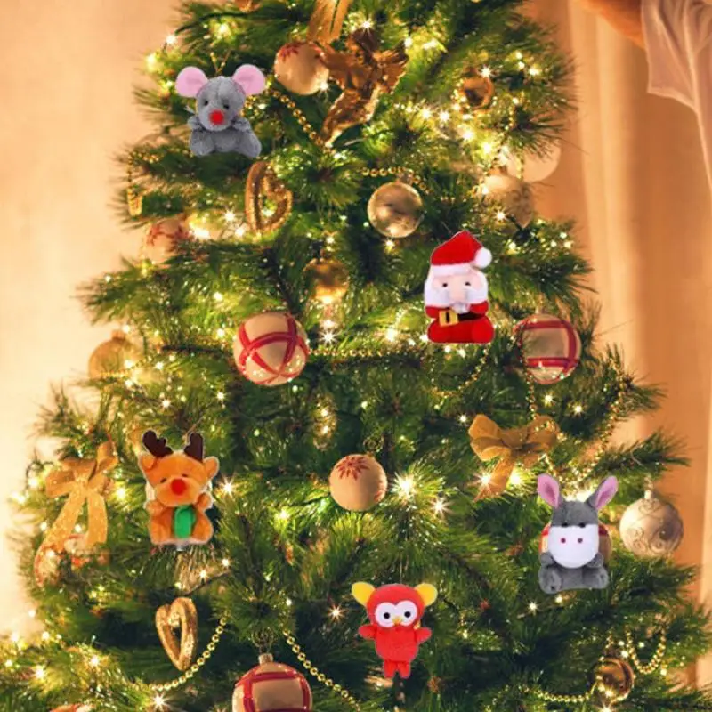 Рождественский адвент-календарь 24 шт. Рождественская елка маленькие животные