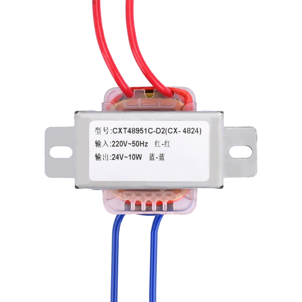 Маленький трансформатор переменного тока 10 Вт 220 В в 24 одно напряжение 2-проводной