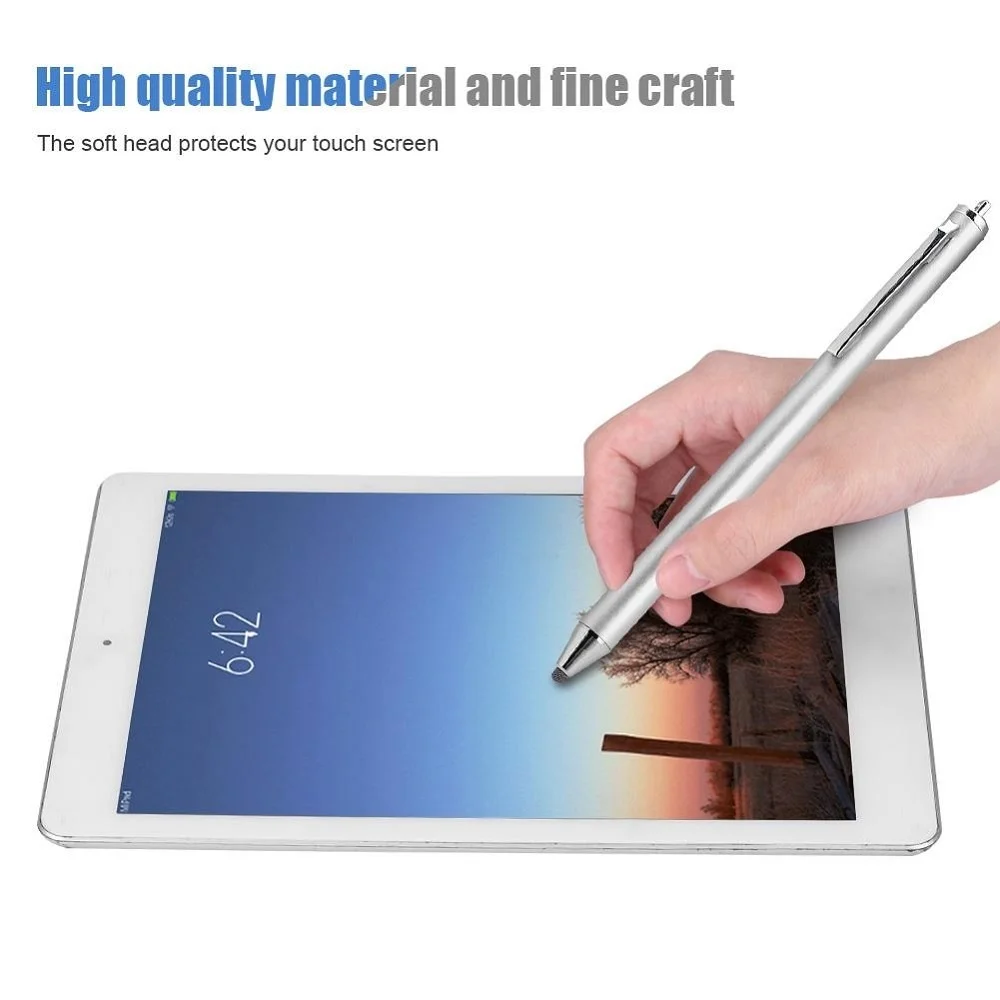 

Mobile Phone Universal Compatibility Touch Screen Stylus Ballpoint Metal Handwriting Pen Suitable For Xiaomi Tablet For iphone