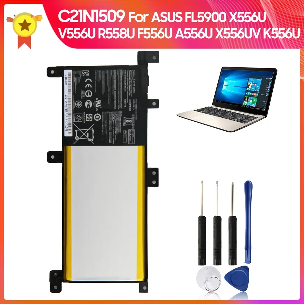 Сменный аккумулятор C21N1509 для ASUS FL5900 X556U V556U R558U F556U A556U X556UV K556U VM591U