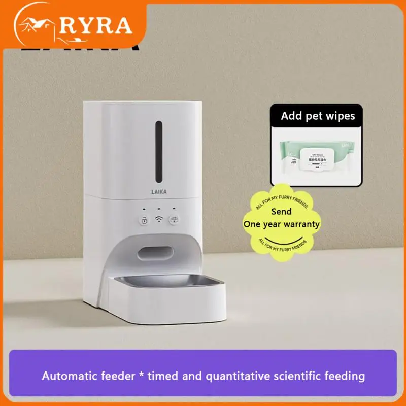 

Auto Dog Cat Pet Feeding Bowl Convenient Supports Wifi Applications Intelligent Feeder Automatic Pet Feeder Creative