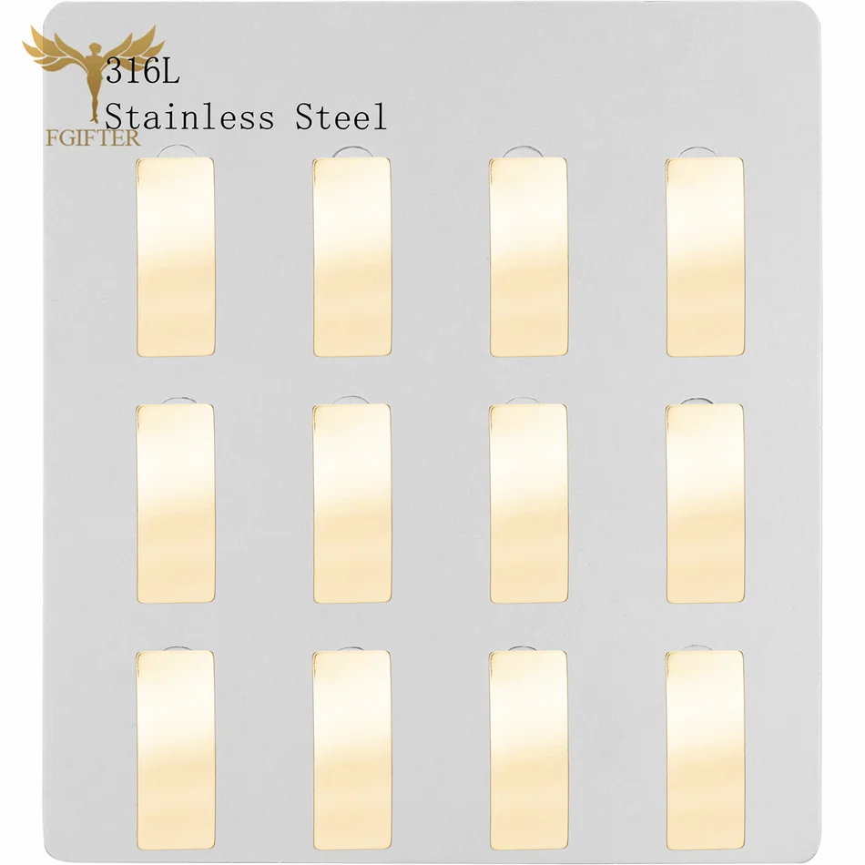 Серьги-гвоздики из нержавеющей стали 6 пар