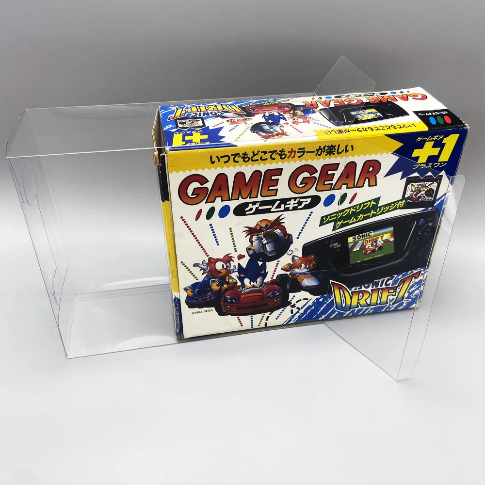 

1 Box Protector For The Game Gear SEGA With Game Only JP Clear Display Case Collect Box