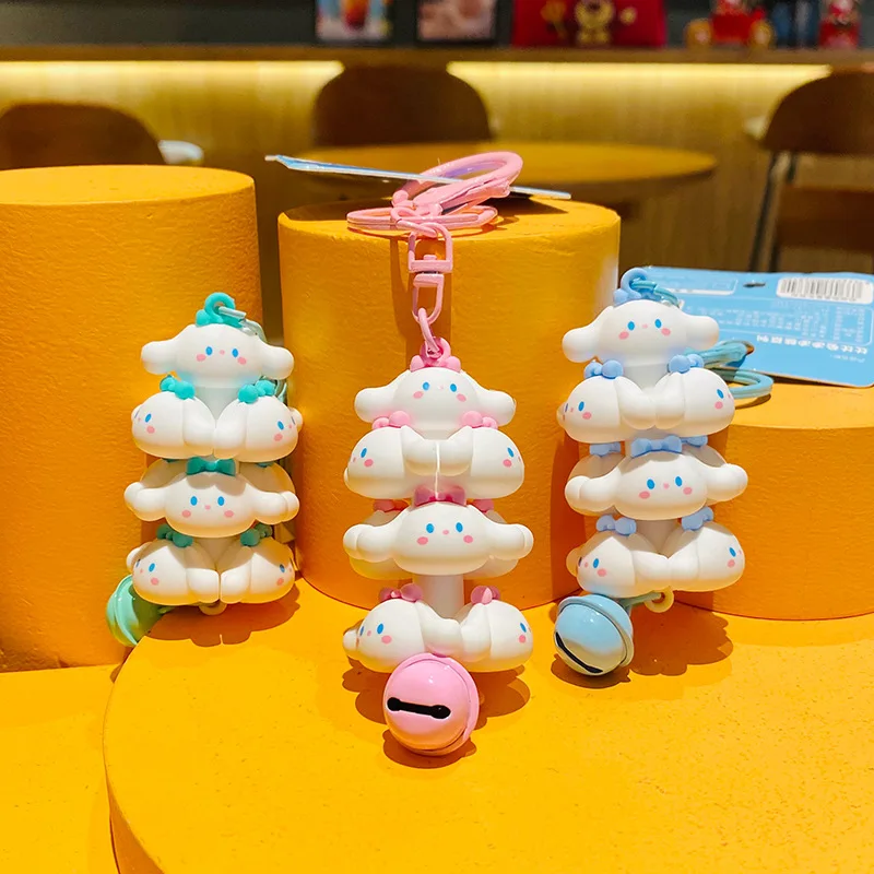 

Оригинальный брелок Sanrio с изображением героев мультфильмов, кавайный, Коричный, креативный, Дженга, автомобильный брелок, подвесная фотоподвеска, подарок для девушки