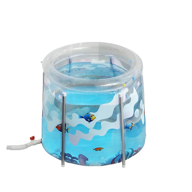 

Inflatable Skate Board Pool Baby Swimming Bucket Household Folding