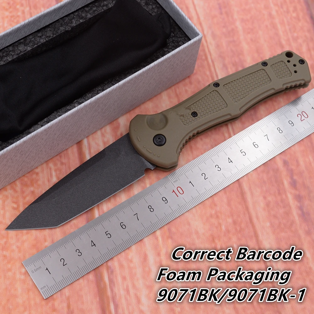 

Новый складной нож JUFULE Claymore 9071BK BM9071 D2 с нейлоновой ручкой для кемпинга, охоты, выживания на природе, карманный инструмент для повседневного использования, Универсальный складной нож