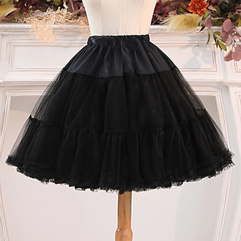 

Kayotuas Women Skirt Layer Ball Gown Princess Bridesmaid Sweet Girls Korean Fashion Streetwear Vintage Clothes 90s Wedding