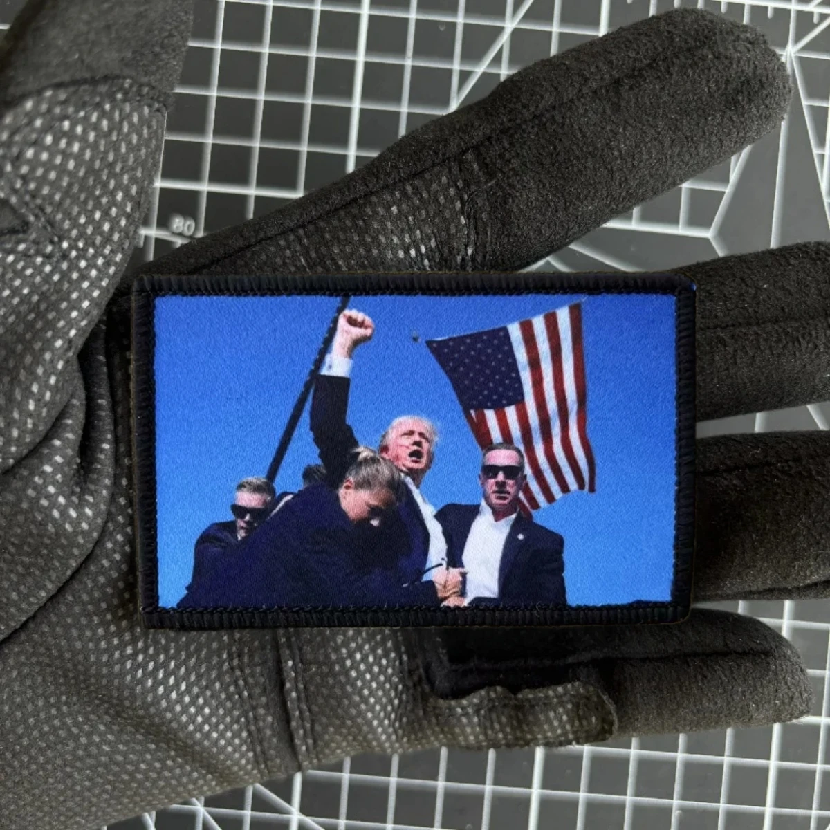 Тактический Патч эмблема Трампа при убийстве значок для морального духа