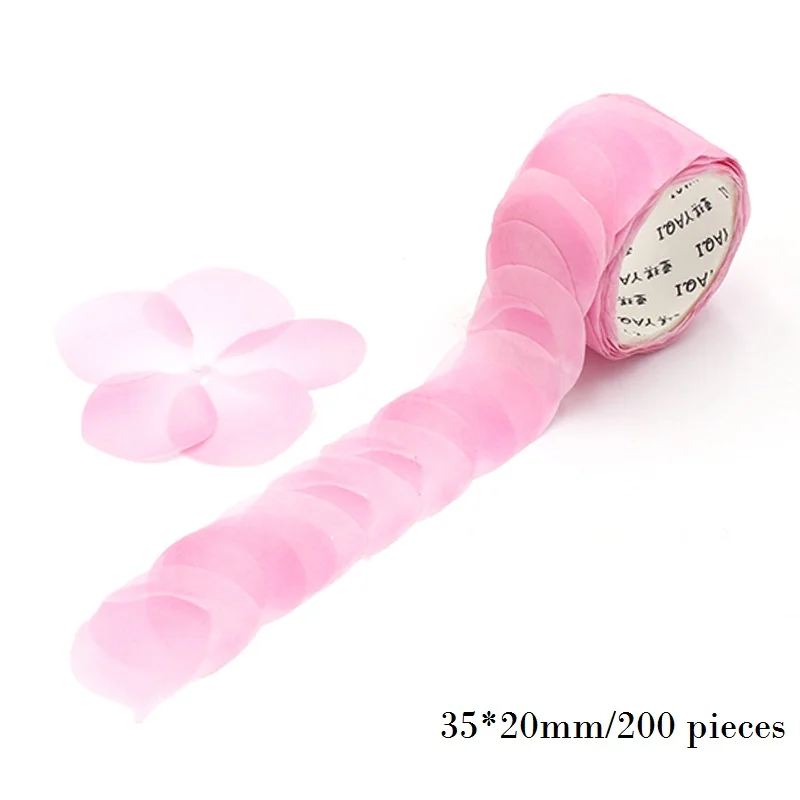 

Красочная фотобумага для оформления фотоальбома, оформление фотоальбомов, Маскировочная лента, бумажная наклейка (35*20 мм, 200 шт./рулон)