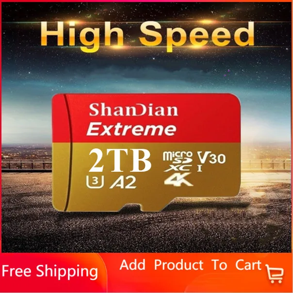 

SK-100% genuine new upgrade high-speed super 2TB 1TB 512GB 256GB memory card microSD microSD flash card 128gb micro sd card