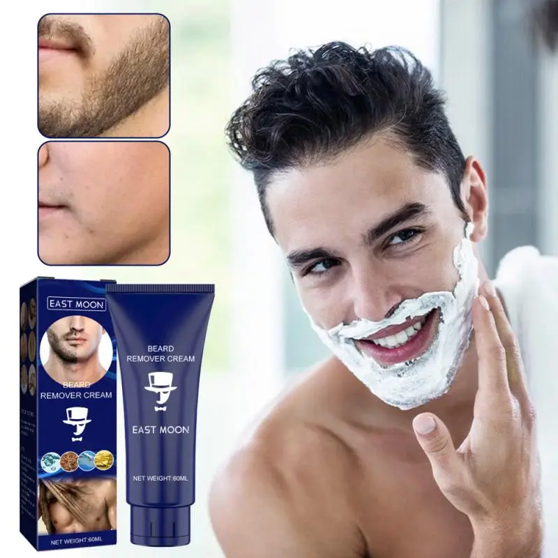 

Men Hair Removal Cream Gentle Cleaning Without Irritation Safe Depilatory Cream For Beard Body Chest Hair Armpit Body Care Cream