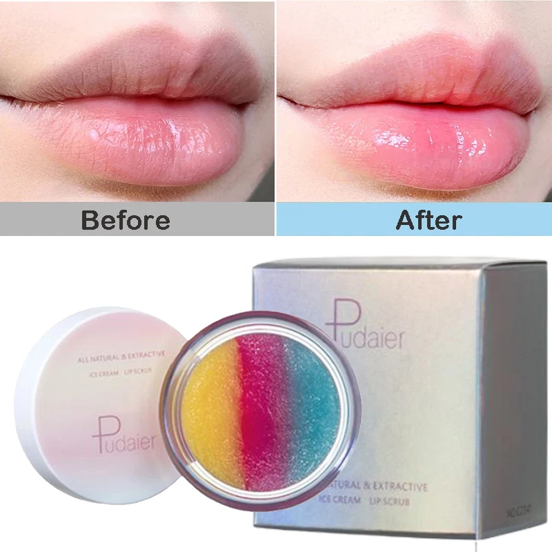 

Lip Lightening Scrub Balm Reduce Lip Wrinkles Nourishing Lightens Dark Lips Moisturizing Repair Anti-Aging Brightening Lip Care