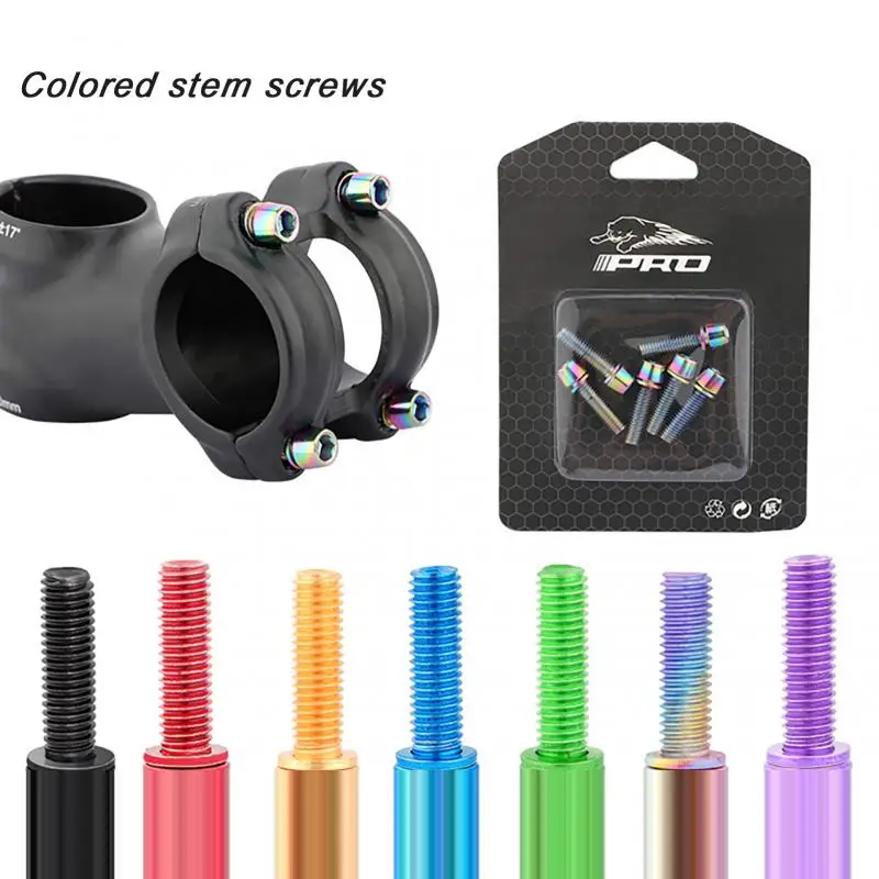 

6 шт./набор, винты для руля велосипеда, из нержавеющей стали