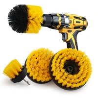 drill brush attachment set power scrubber wash cleaning brushes tool kit with extension for clean car wheel tire glass windows