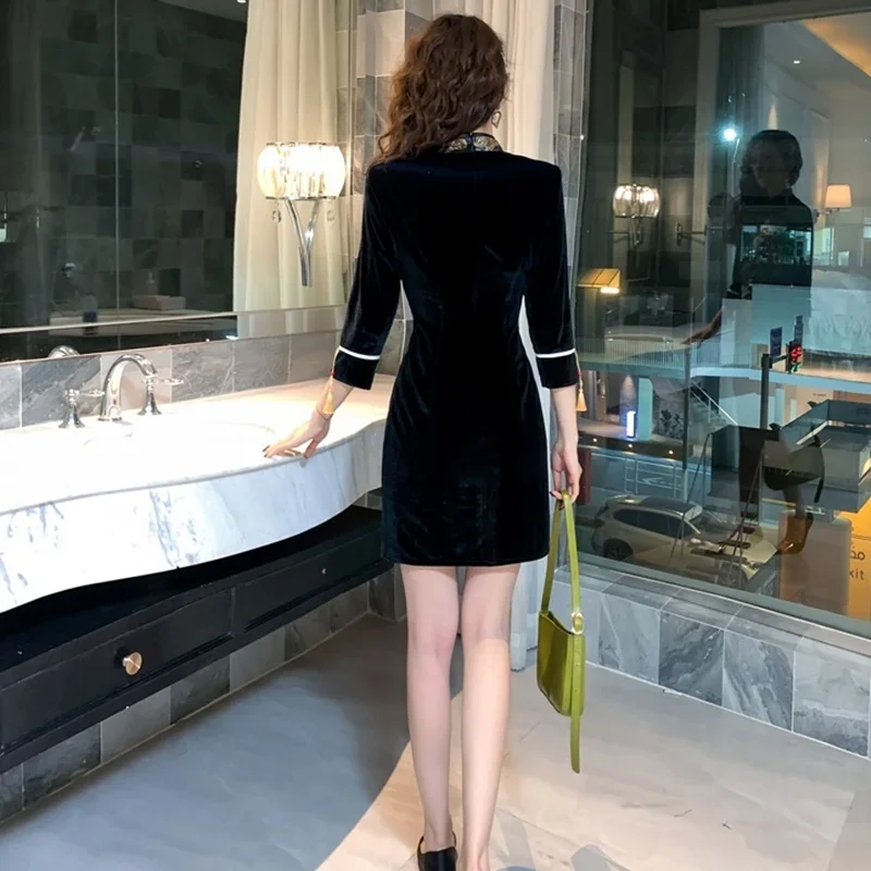 Пикантные японские платья вьетнамская одежда пикантное китайское платье чонсам