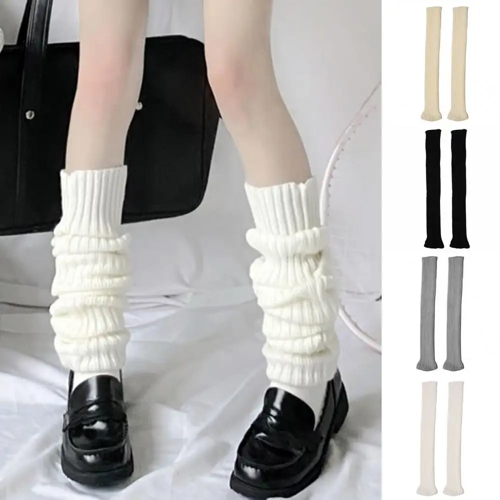 

Вязаные носки Lolita, японские теплые носки выше колена, Зимние гетры 70 см, гетры для девочек, корейский стиль, униформа для женщин JK до колена