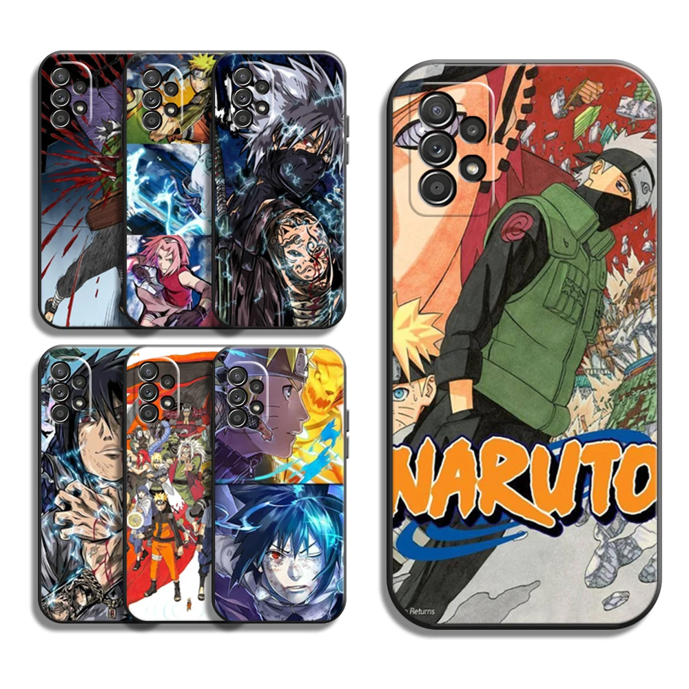 

Cartoon Naruto Anime Phone Cases For Samsung A51 4G A51 5G A71 4G A71 5G A52 4G A52 5G A72 4G A72 5G Back Cover Funda Carcasa