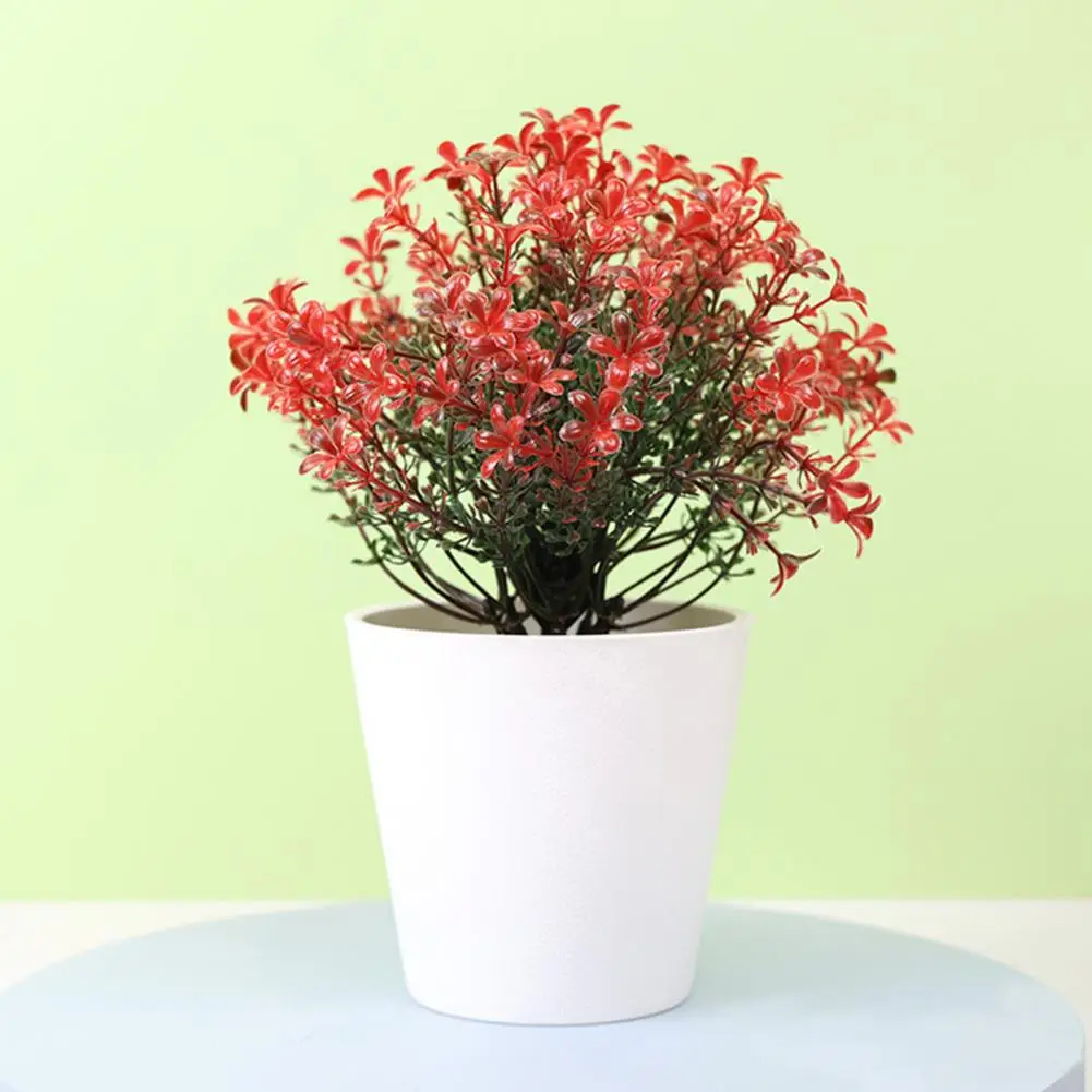 

Fancy Aesthetic No Withering Increase Vitality Faux Potted Bonsai for Balcony Artificial Bonsai Faux Potted Bonsai