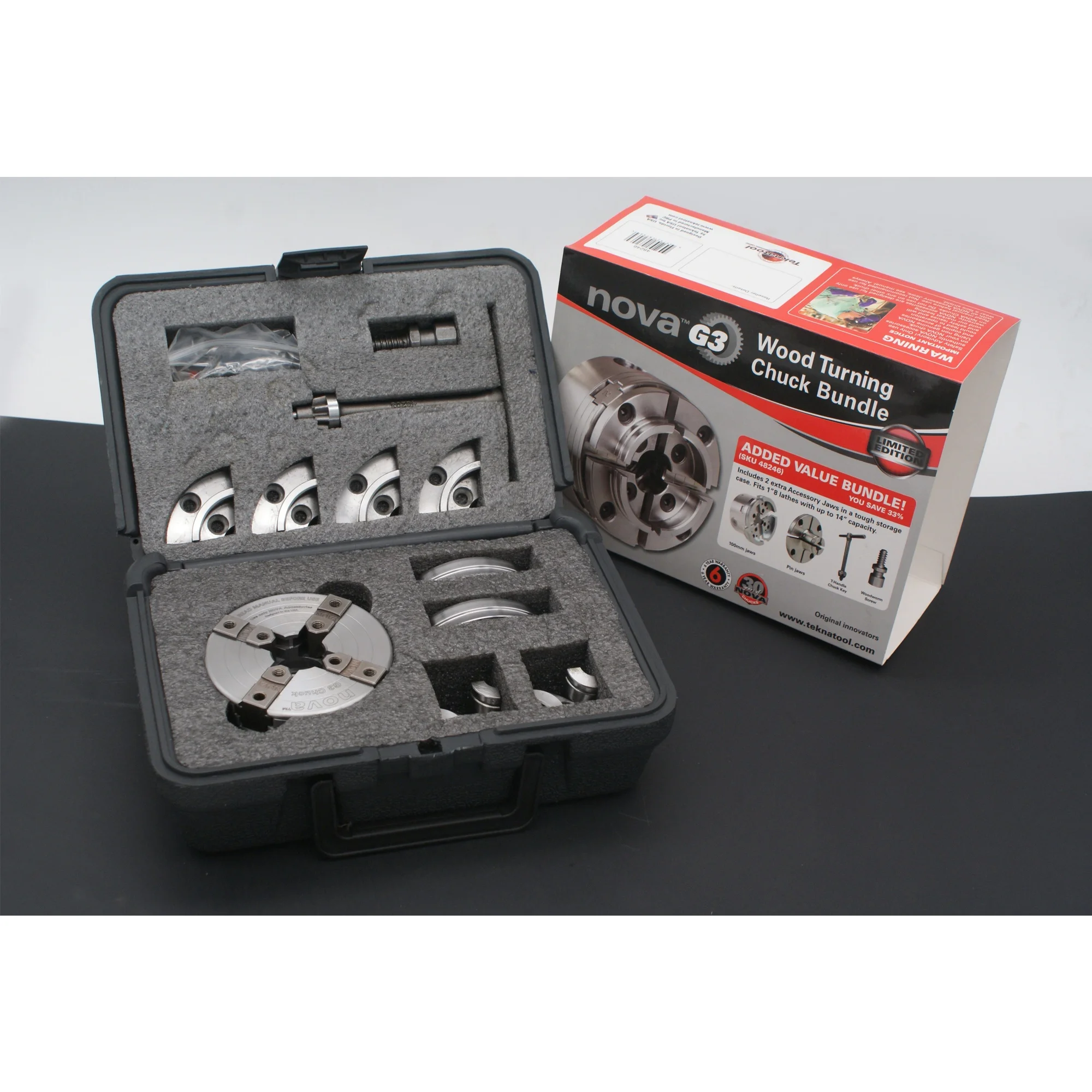 

Набор патронов для токарного станка по дереву NOVA 30-й юбилей G3 ограниченного выпуска (артикул 48246)