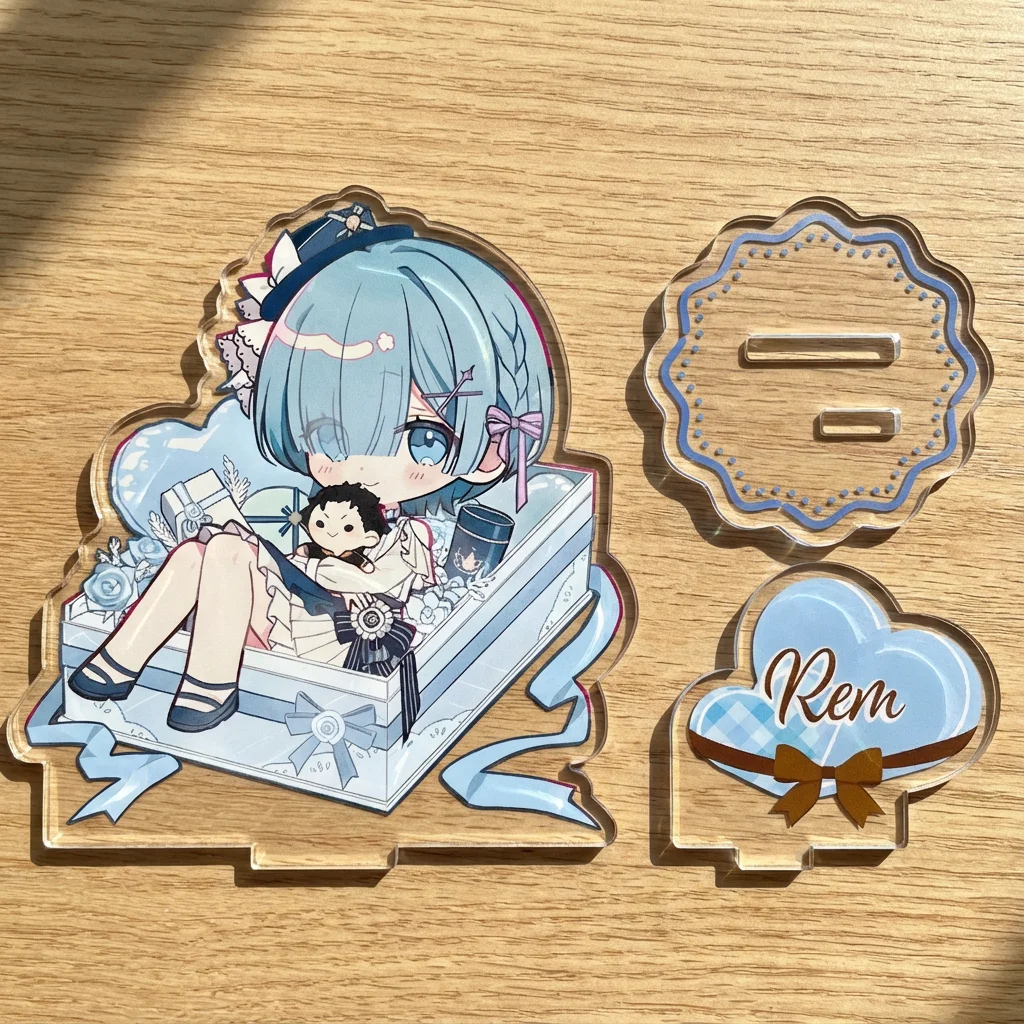 Аниме Re: zero-starting Life In Another World- Kara Hajimeru Isekai Seikatsu Модель Фигурка Орнамент 10 см Акриловая подставка Подарки (art.: 3920d4ac673f2) - 3920d4ac673f2
